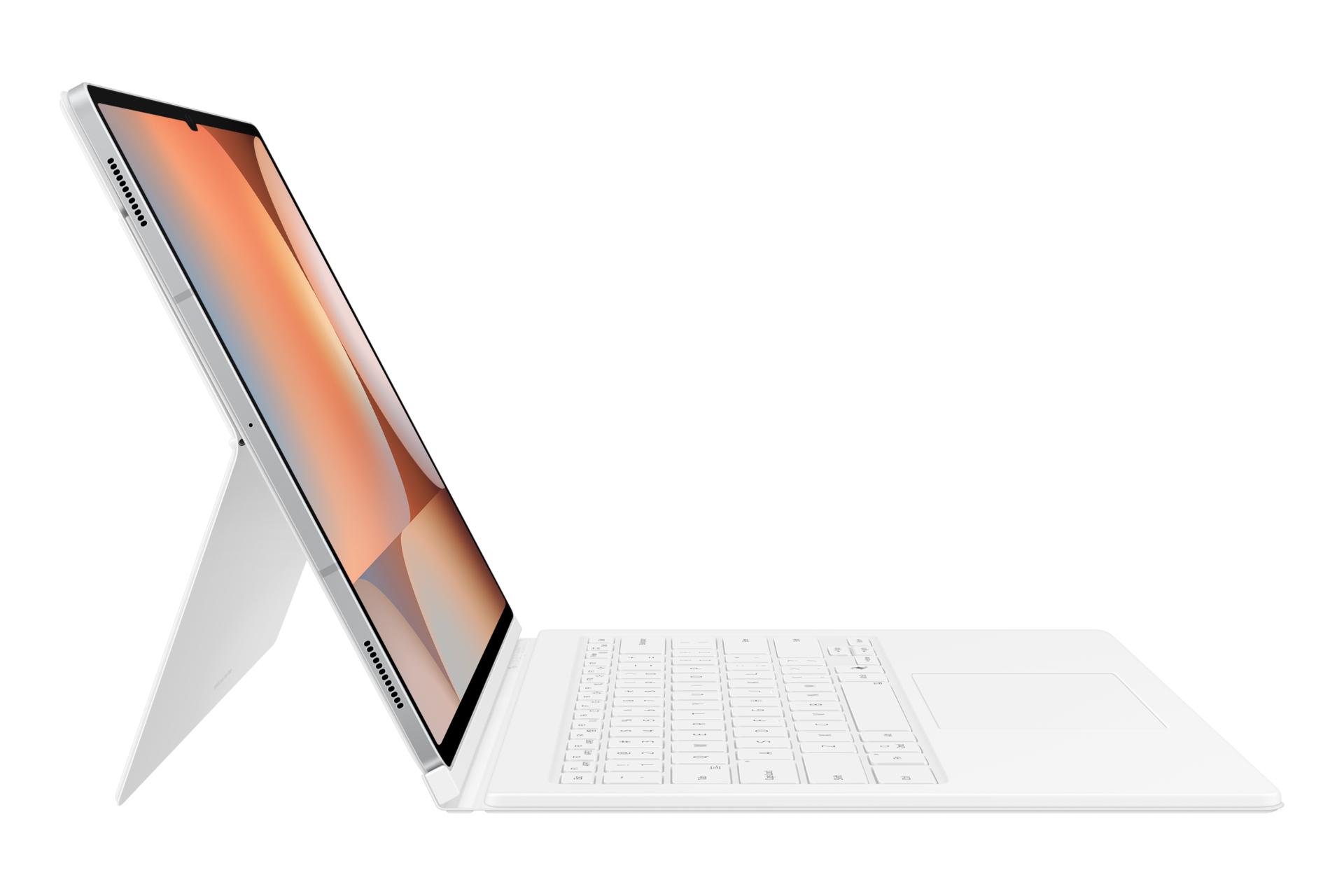 Samsung EF-DX925 QWERTZ Alemn Pogo pin Blanco