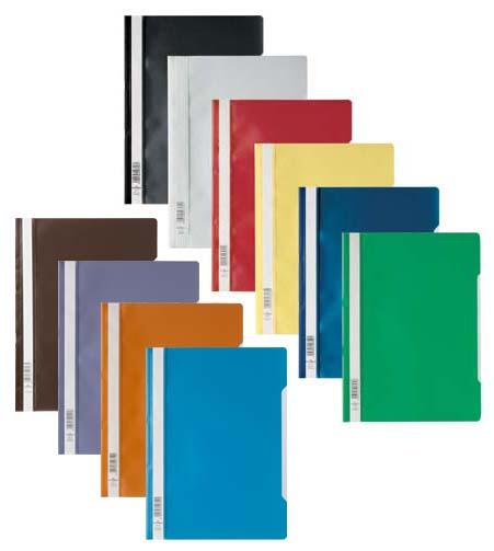 Durable 10 Schnellhefter Kunststoff hellblau DIN A4