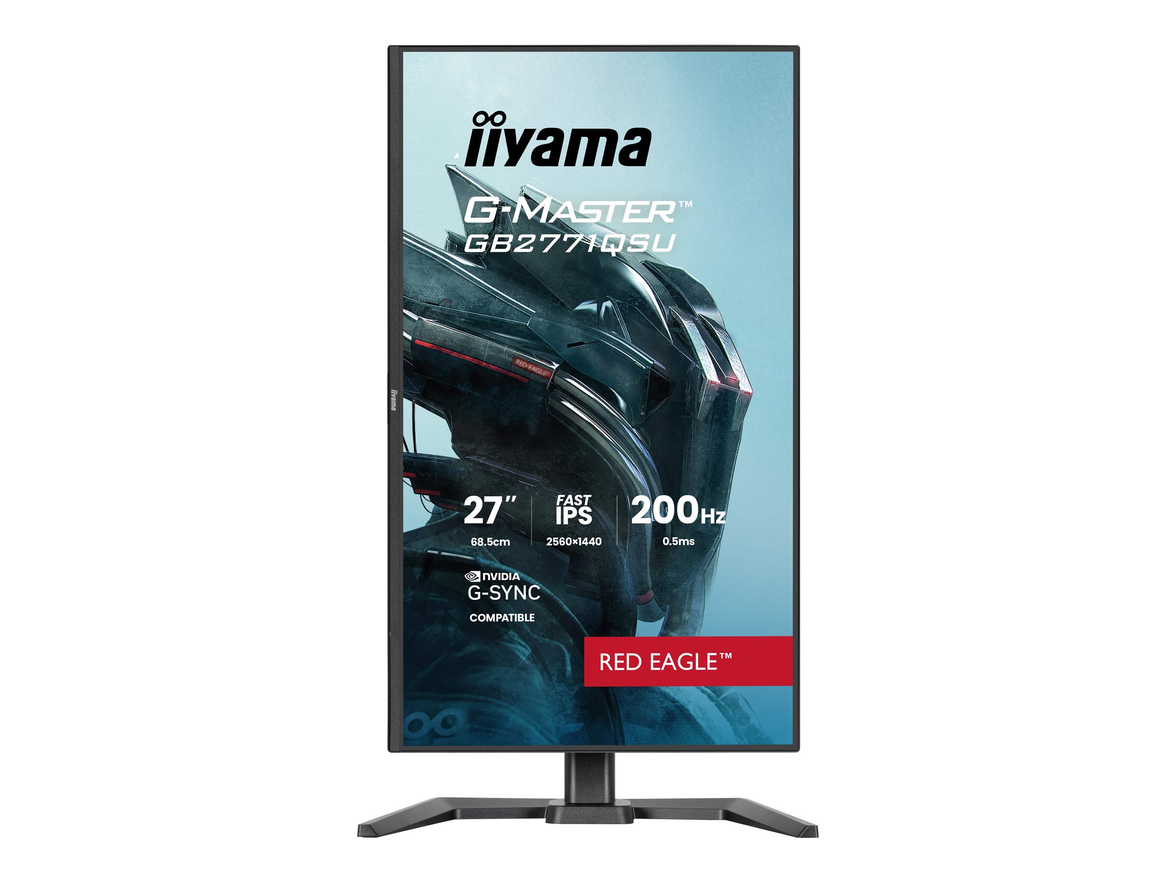 Iiyama G-MASTER Red Eagle GB2771QSU-B1 - LED-Monitor - 68.6 cm (27)
