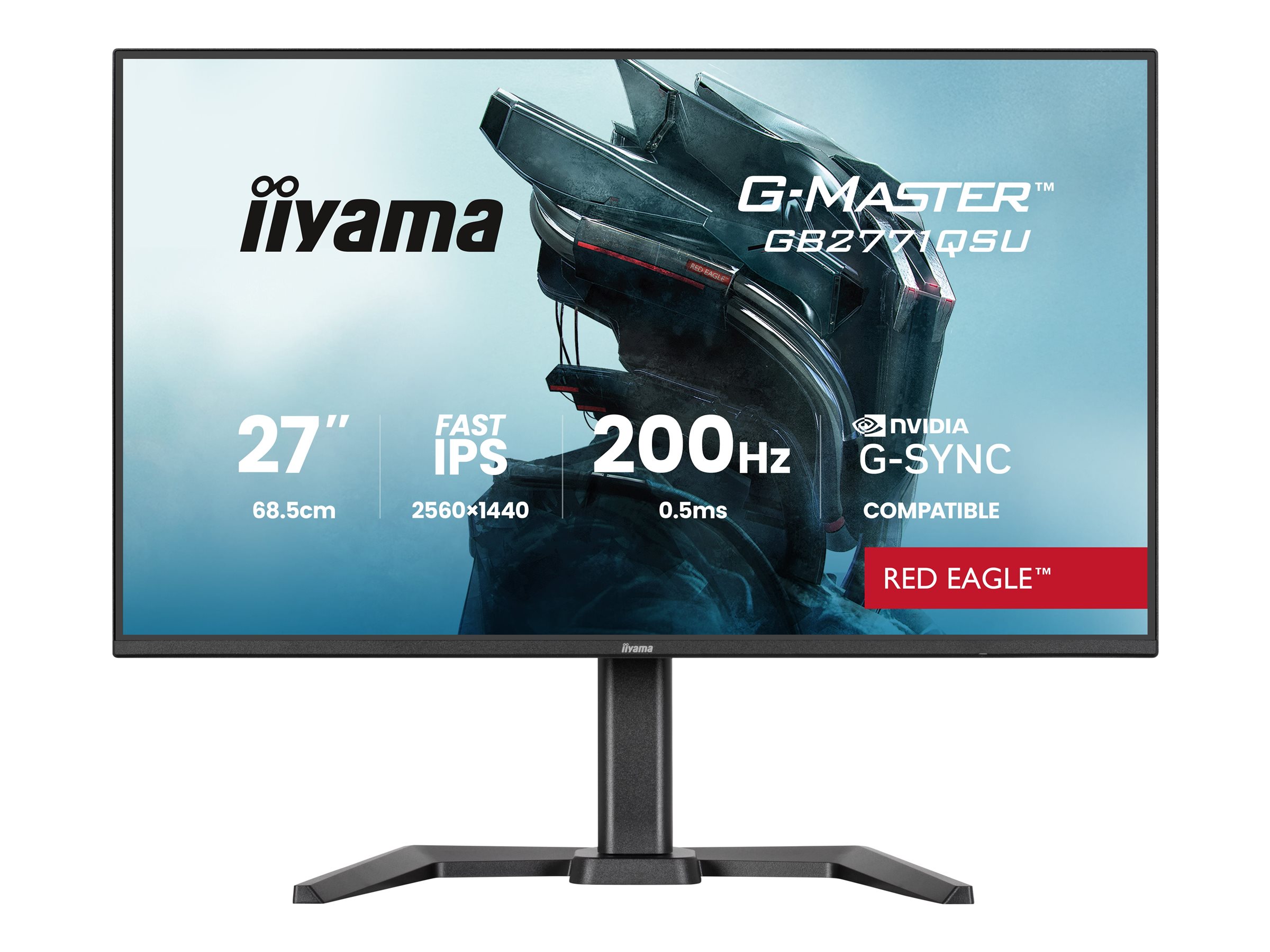 Iiyama G-MASTER Red Eagle GB2771QSU-B1 - LED-Monitor - 68.6 cm (27)