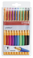 STABILO pointVisco Stylos � encre gel avec bouchon Fin Multicolore 10 pi�ce(s)