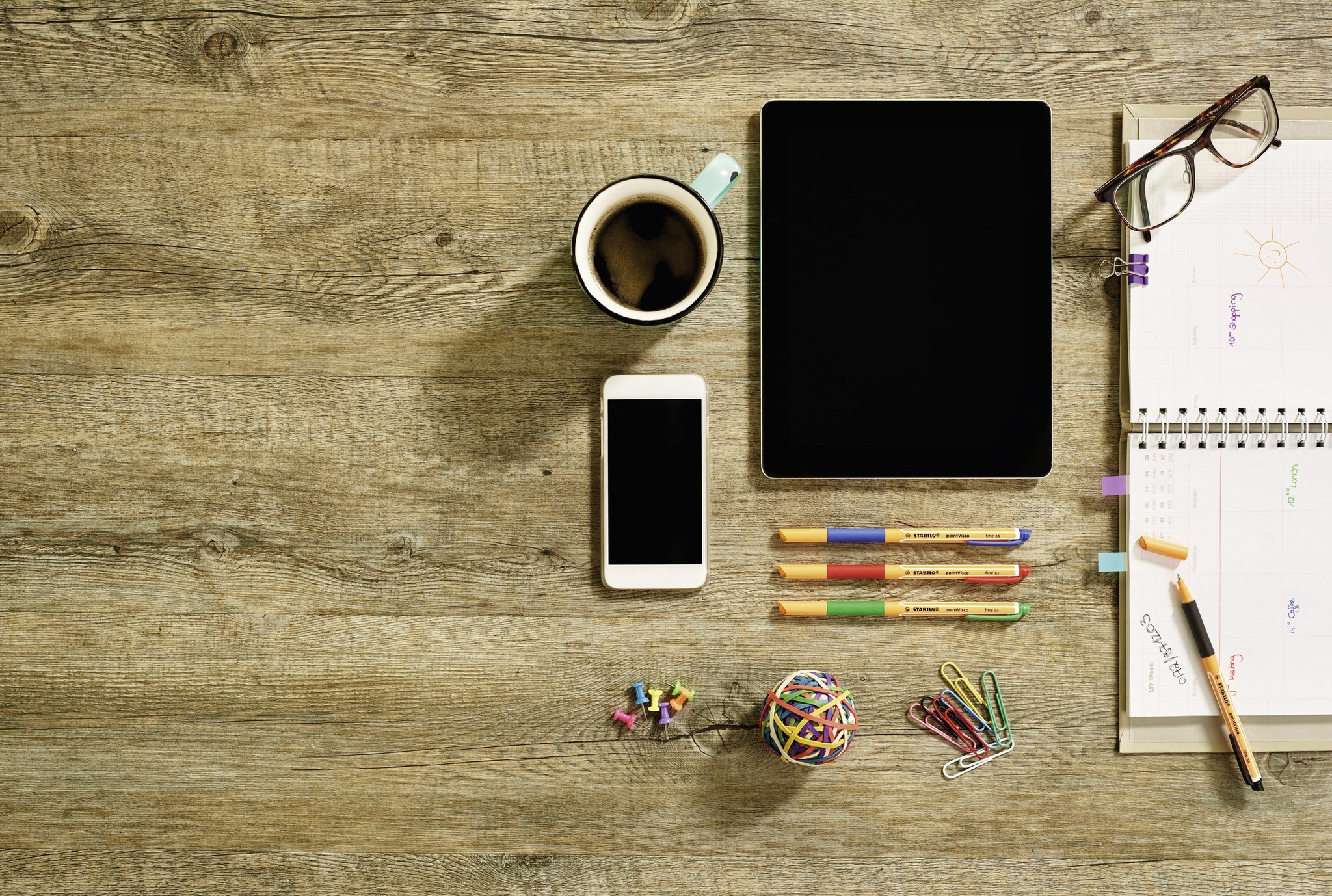 STABILO pointVisco Bol�grafo de gel con tapa Fino Multicolor 10 pieza(s)