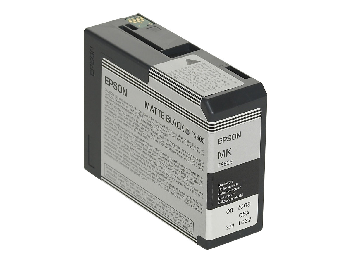 Epson T58080N ink cartridge 1 pc(s) Original Matte black