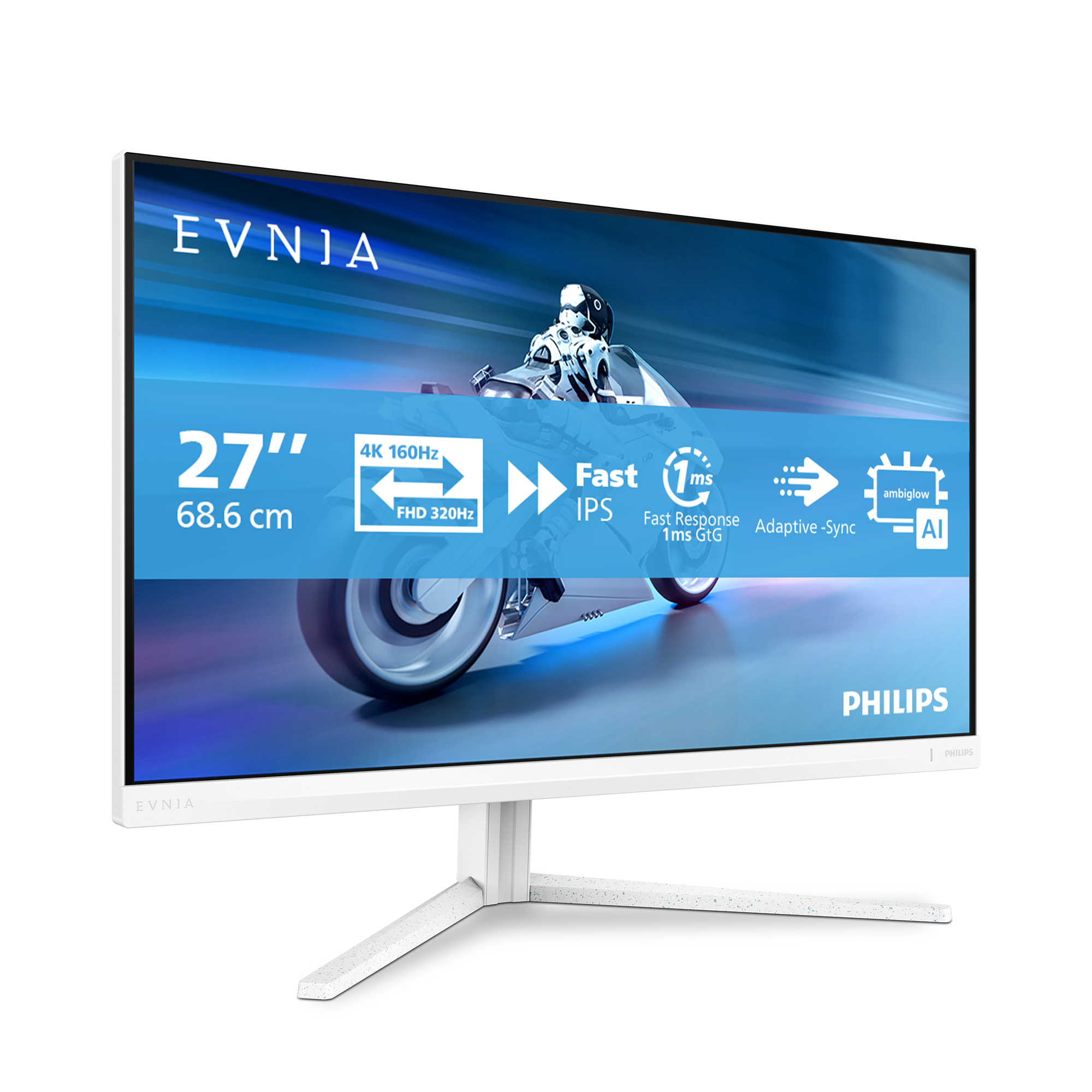 Philips Evnia 5000 pantalla para PC 68,6 cm (27) 3840 x 2160 Pixeles 4K Ultra HD LCD Blanco