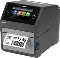 SATO CT4-LX - Direkt W�rme/W�rme�bertragung - POS-Drucker - 203 x 203 DPI - 8 ips - 0.08 - 0.19 �m - 12,8 cm