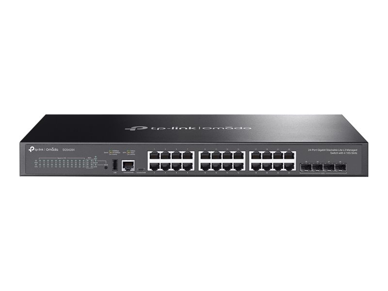 TP-Link SG5428X commutateur rseau Gr L3 Gigabit Ethernet (10/100/1000) Noir