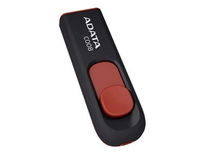 ADATA C008 64GB USB flash drive USB Type-A 2.0 Black, Red