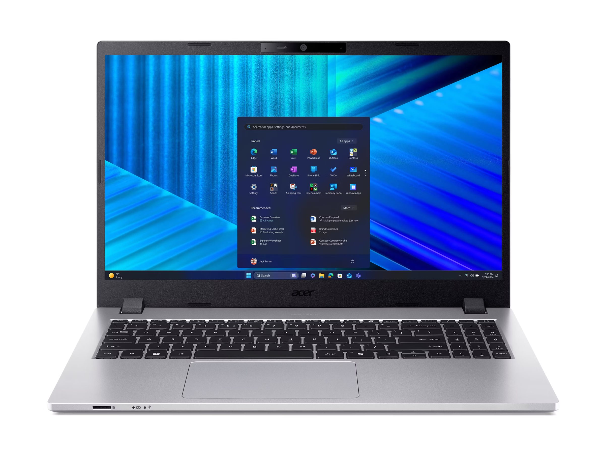 Acer TravelMate P2 TMP215-75-G2-TCO-523G Intel Core Ultra 5 125H Port�til 39,6 cm (15.6) Full HD 16 GB DDR5-SDRAM 512 GB SSD Wi-Fi 6E (802.11ax) Windows 11 Pro Plata
