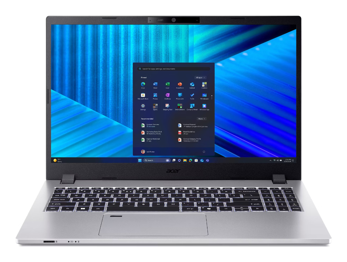 Acer TravelMate P2 TMP215-75-G2-TCO-523G Intel Core Ultra 5 125H Port�til 39,6 cm (15.6) Full HD 16 GB DDR5-SDRAM 512 GB SSD Wi-Fi 6E (802.11ax) Windows 11 Pro Plata