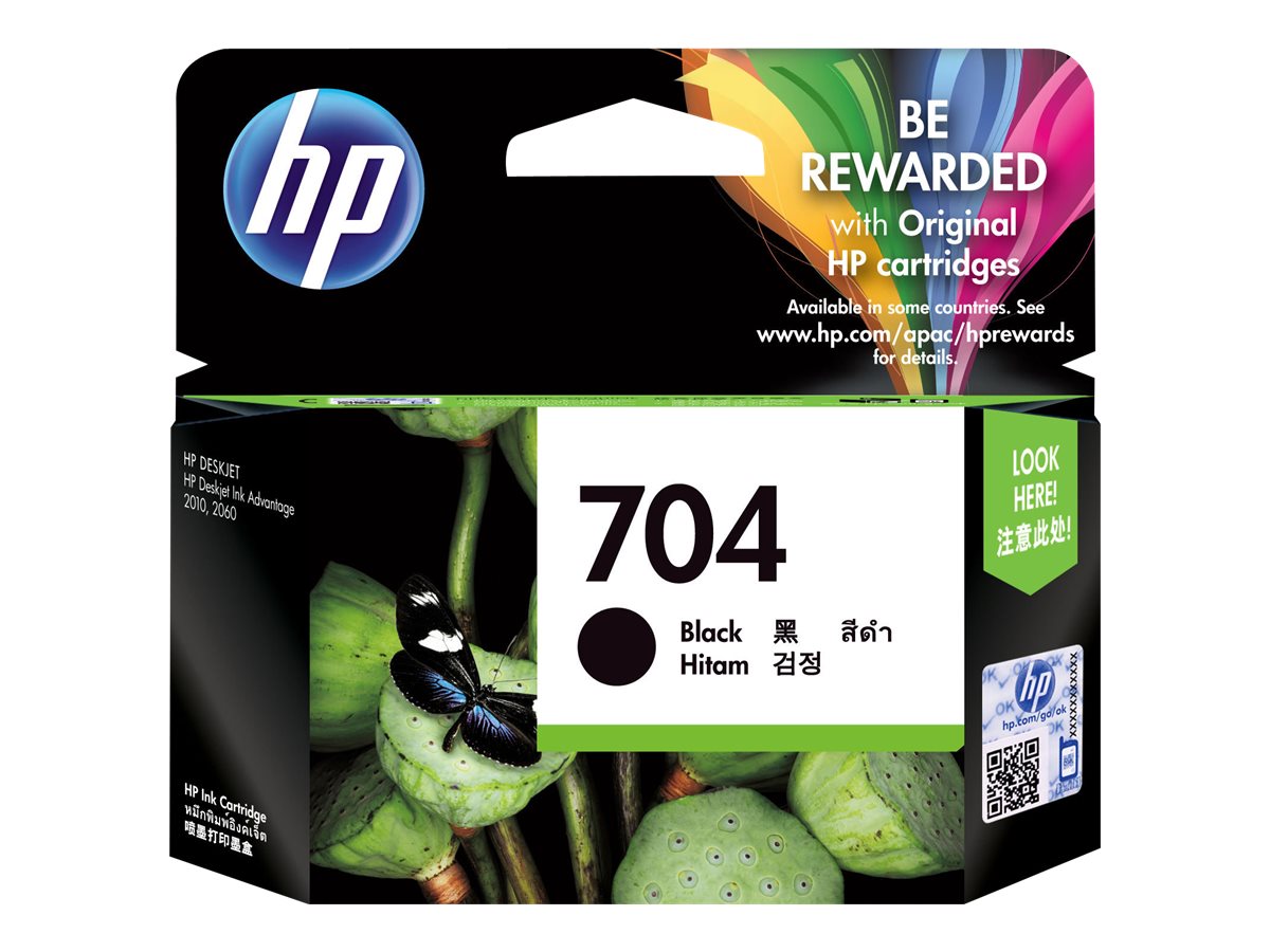 HP 704 Black Original Ink Advantage Cartridge