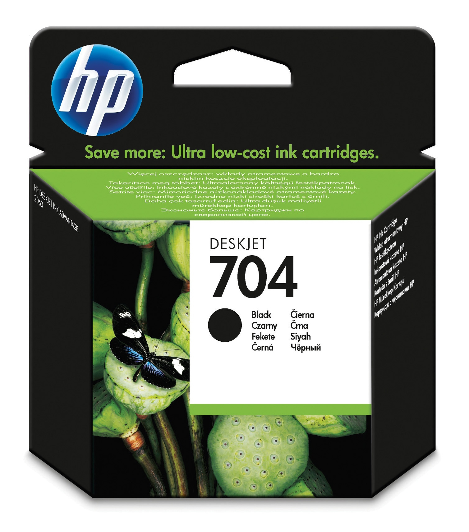 HP 704 Black Original Ink Advantage Cartridge