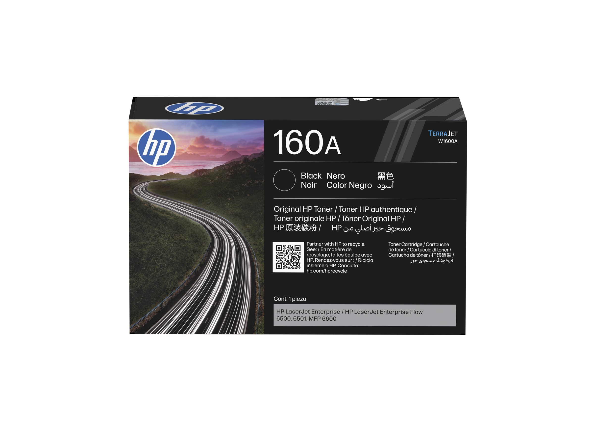 HP 160A - Schwarz - original - LaserJet - Tonerpatrone (W1600A)