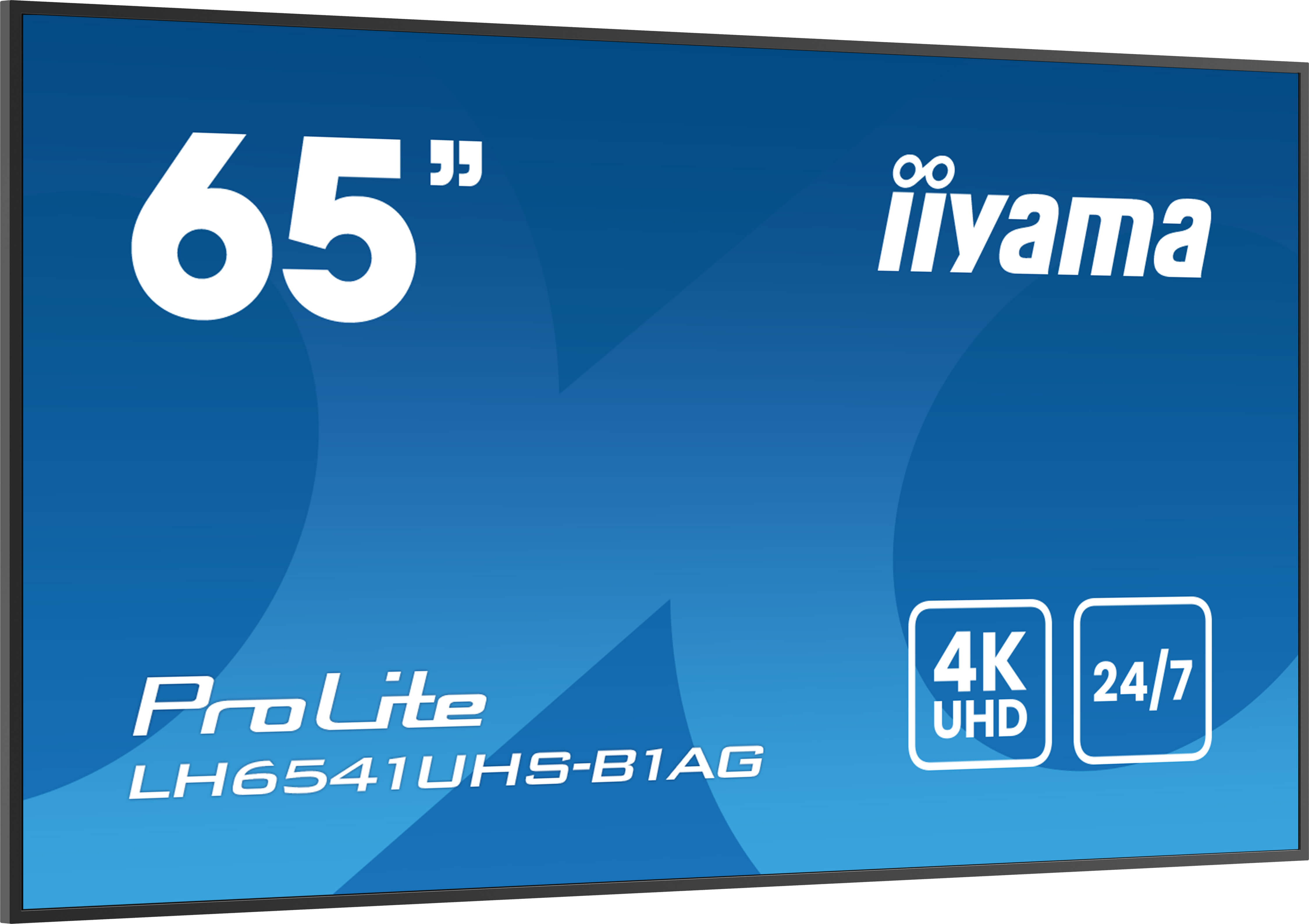 iiyama LH6541UHS-B1AG affichage de messages 163,8 cm (64.5) LCD 500 cd/m 4K Ultra HD Noir 24/7