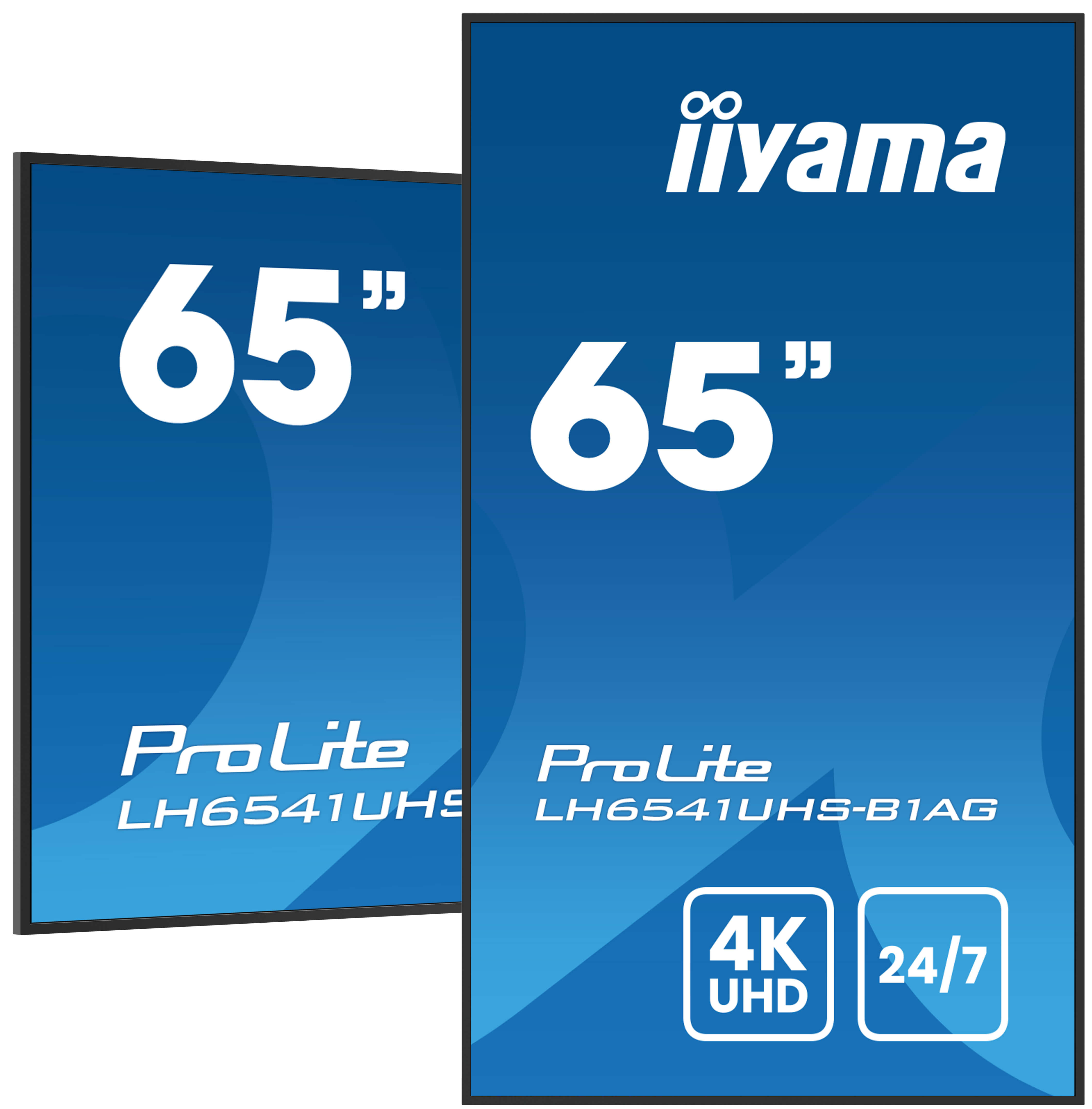 iiyama LH6541UHS-B1AG affichage de messages 163,8 cm (64.5) LCD 500 cd/m 4K Ultra HD Noir 24/7