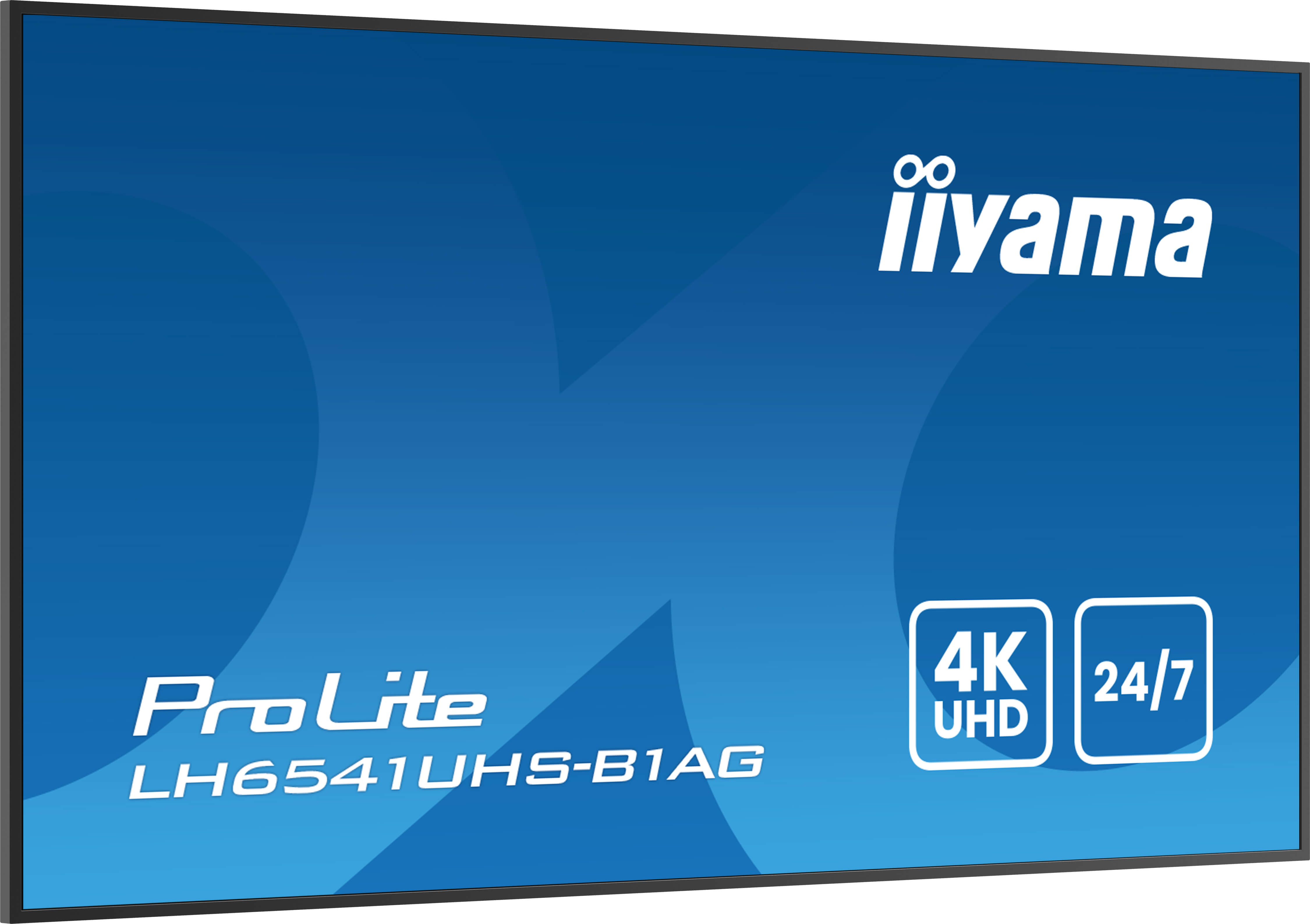 iiyama LH6541UHS-B1AG affichage de messages 163,8 cm (64.5) LCD 500 cd/m 4K Ultra HD Noir 24/7