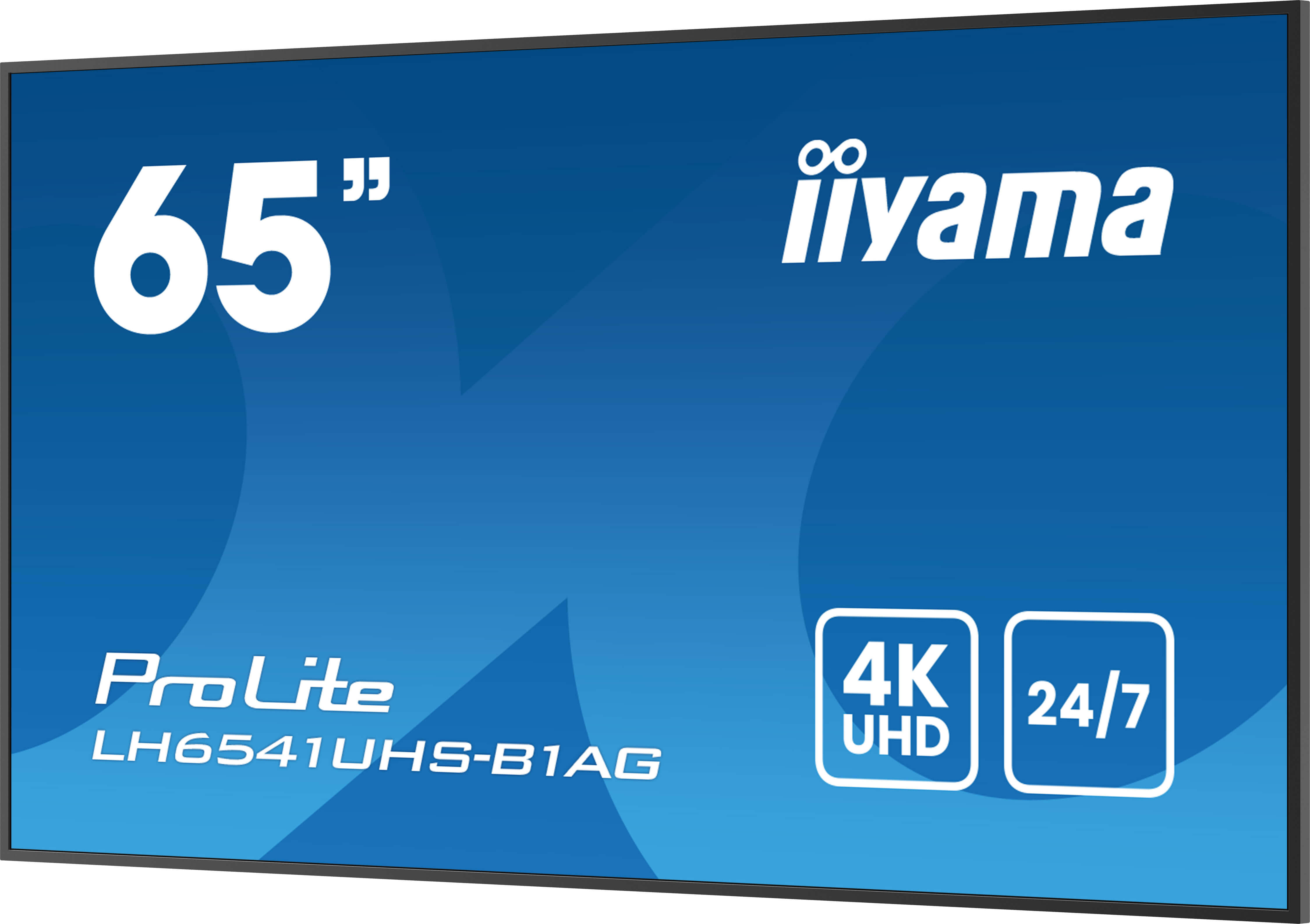 iiyama LH6541UHS-B1AG affichage de messages 163,8 cm (64.5) LCD 500 cd/m 4K Ultra HD Noir 24/7