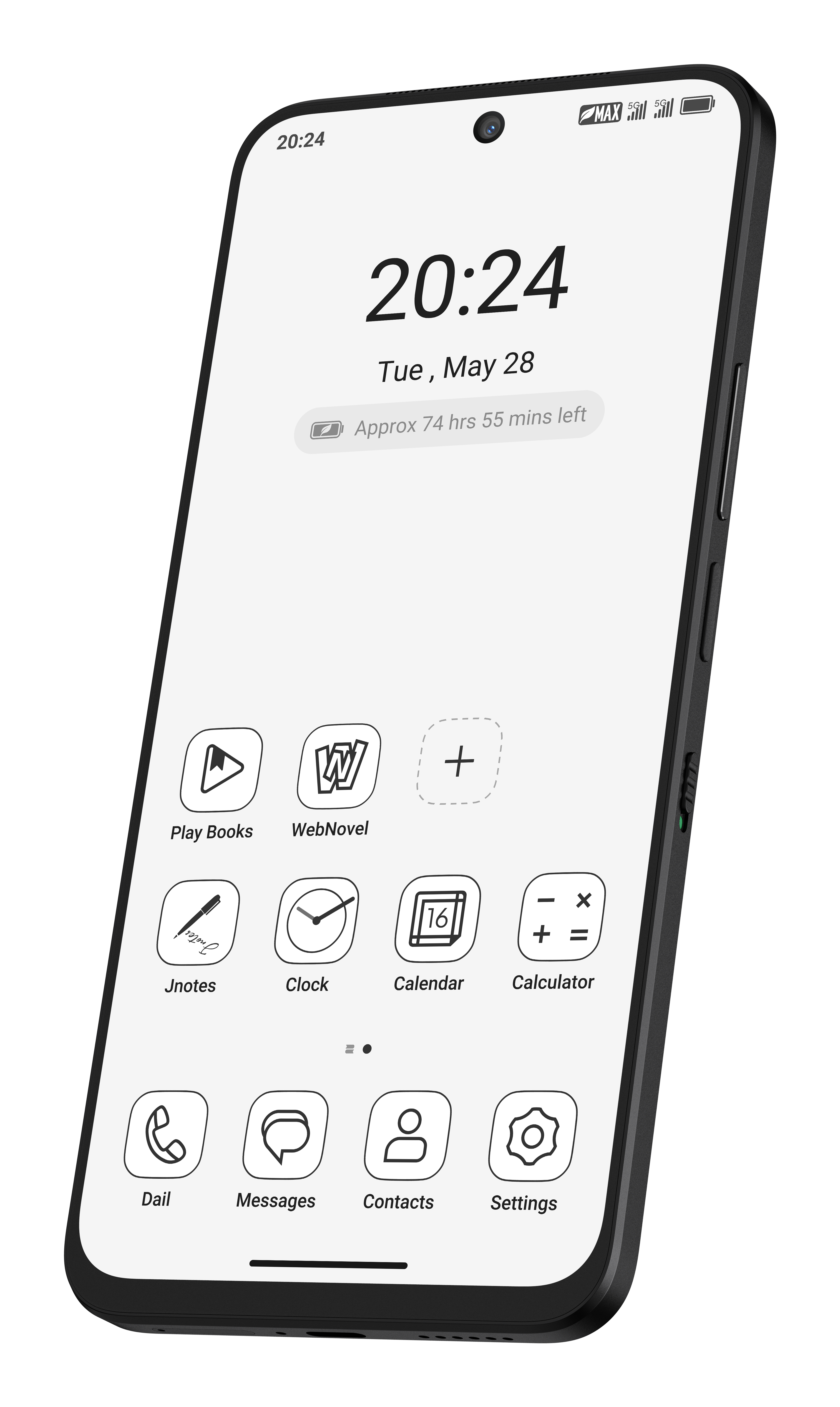 TCL NXTPAPER 60 Ultra DS nebula black - Smartphone - 512 GB