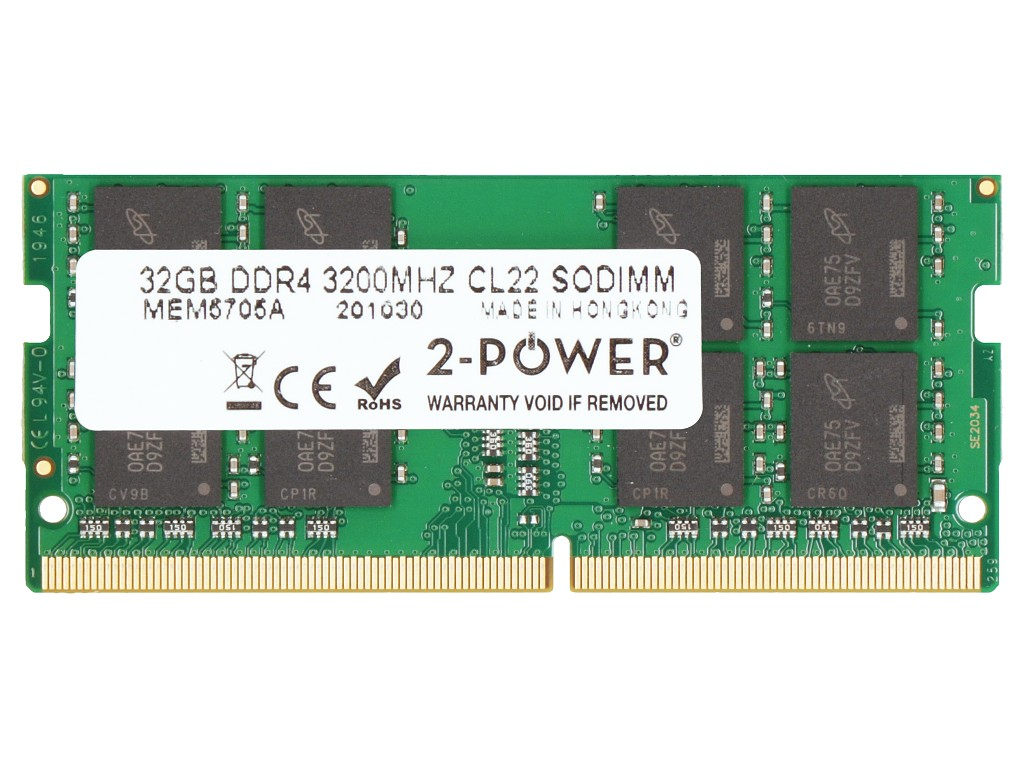 2-power 2P-5M30V06797 - 32 GB - 1 x 32 GB - DDR4 - 3200 MHz