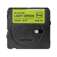 Brother BTAG-G31 ruban dtiquette Noir sur vert