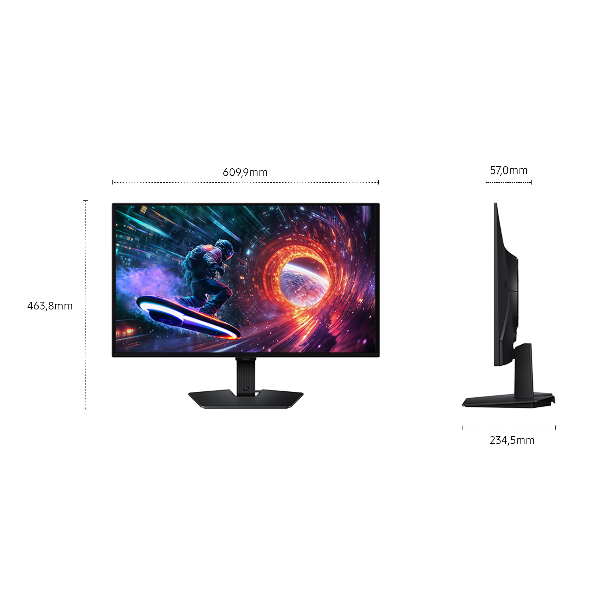 Samsung G50F pantalla para PC 68,6 cm (27) 2560 x 1440 Pixeles Quad HD OLED Negro