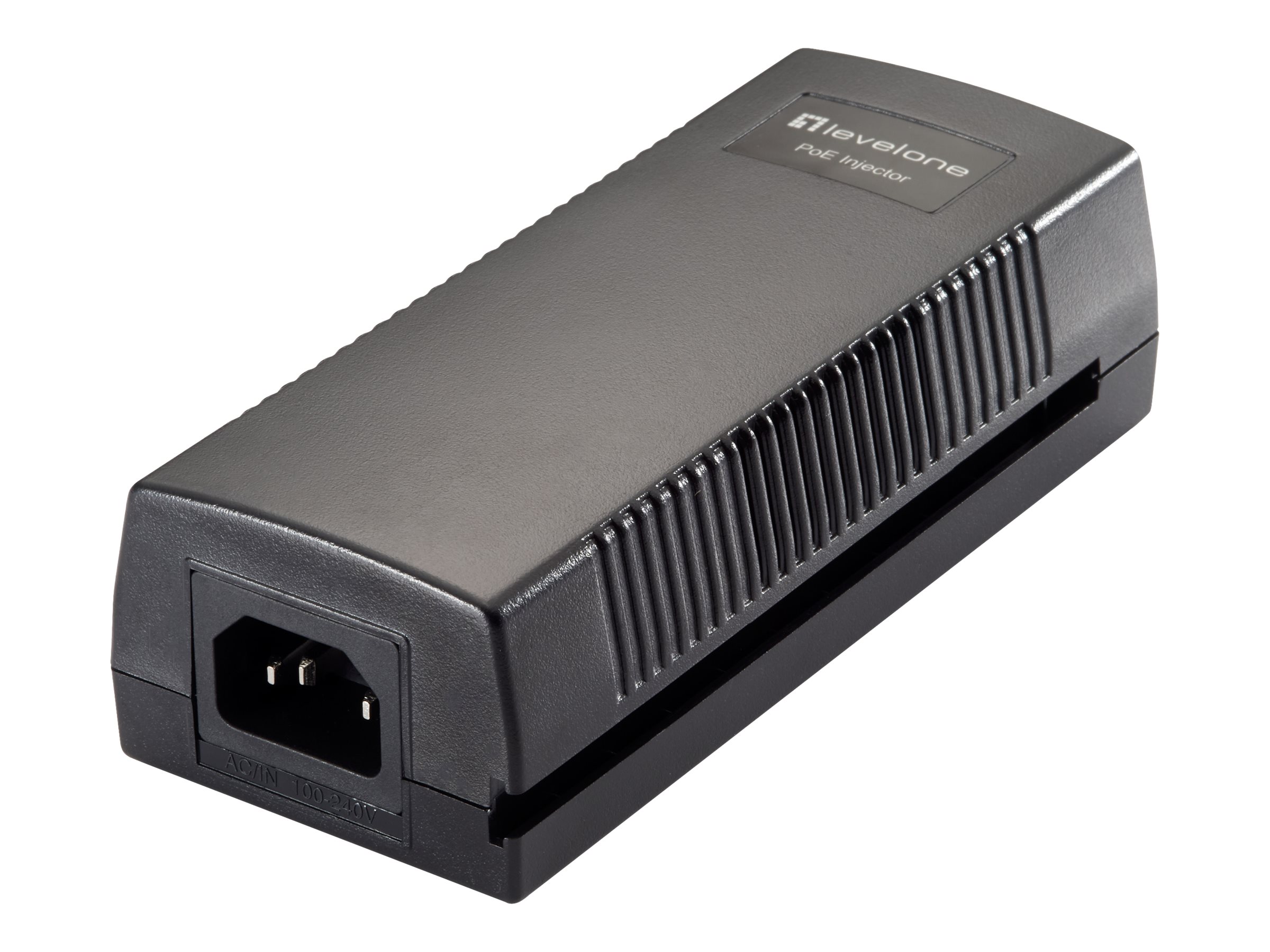 LevelOne POI-3010 PoE adapter Fast Ethernet, Gigabit Ethernet 52 V