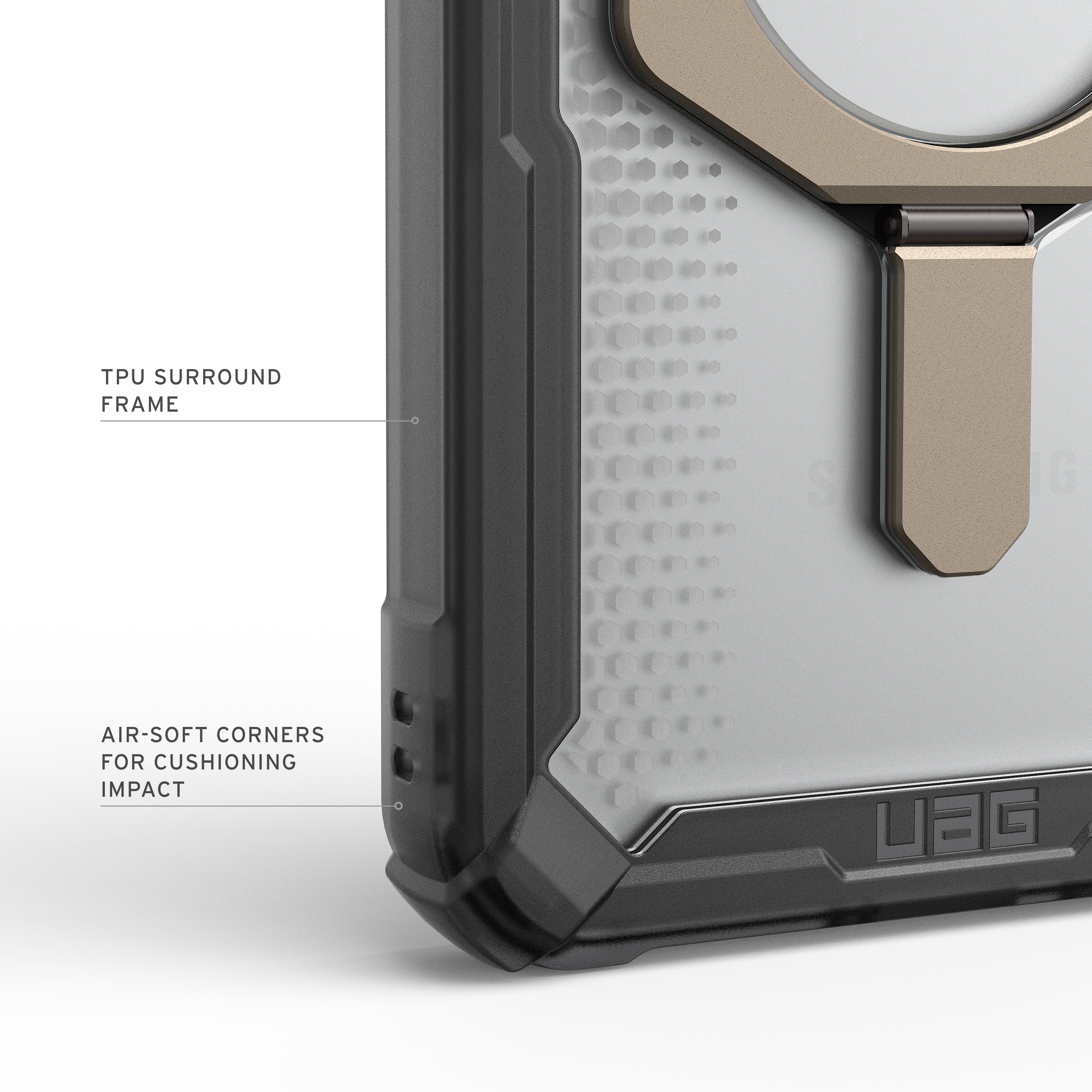 Urban Armor Gear Plasma XTE funda para tel�fono m�vil 17,5 cm (6.9) Ceniza, Titanio