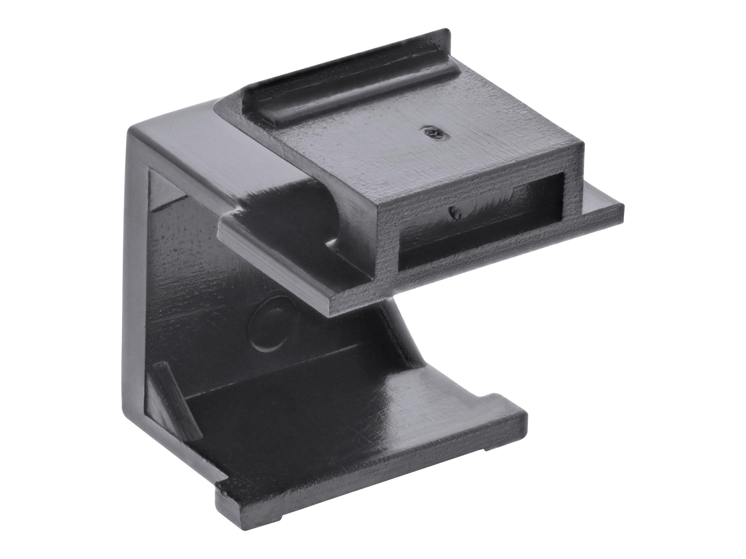 InLine Keystone SNAP-In blind cover for module slot, black, 10 pcs.