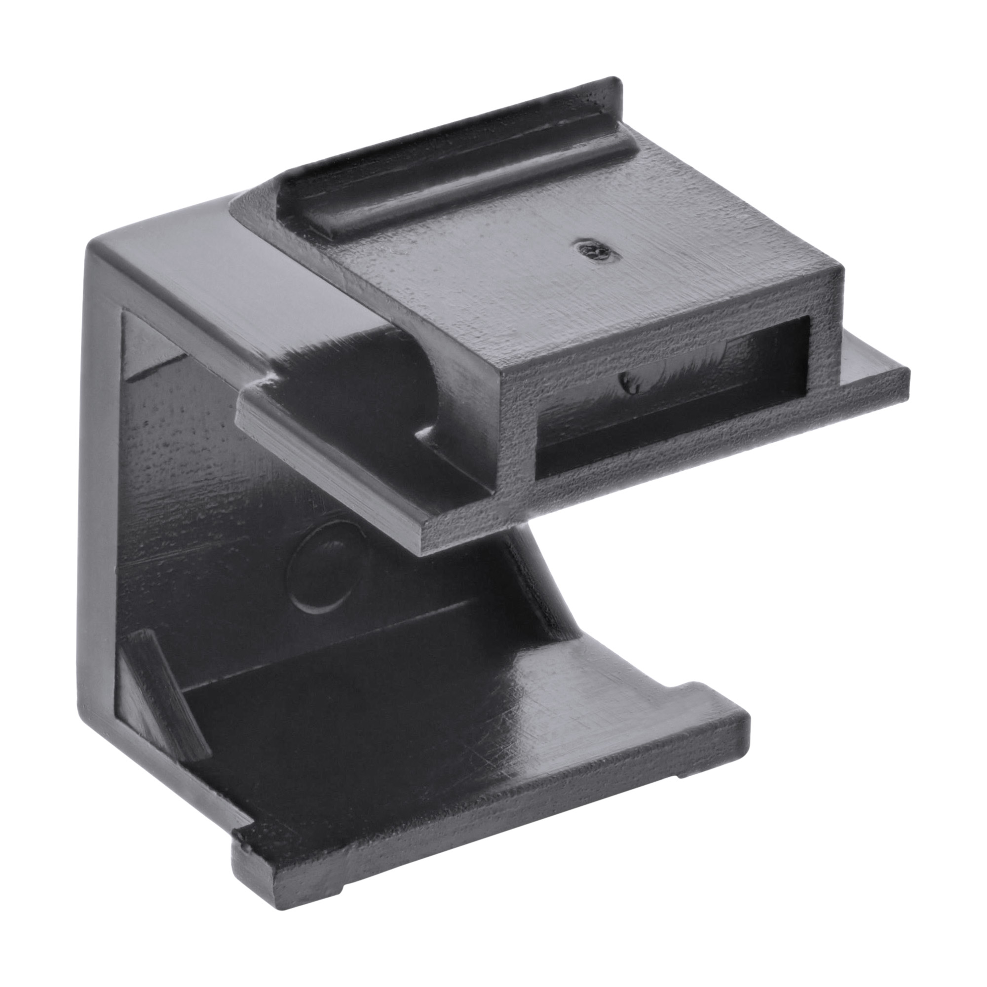 InLine Keystone SNAP-In blind cover for module slot, black, 10 pcs.