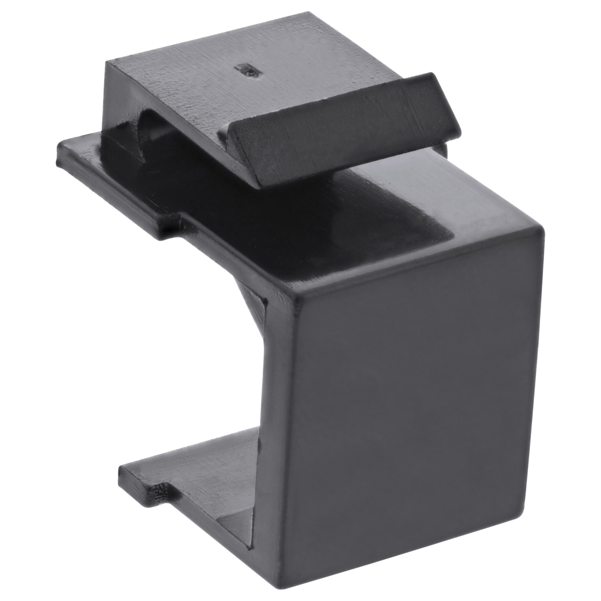 InLine Keystone SNAP-In blind cover for module slot, black, 10 pcs.
