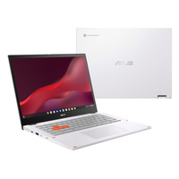 ASUS Chromebook Vibe CX34 Flip CX3401FBA-N90027 i7-1255U 35.6 cm (14) Touchscreen WUXGA Intel Core i7 16 GB LPDDR4x-SDRAM 512 GB SSD Wi-Fi 6E (802.11ax) ChromeOS White