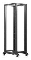 Lanberg 19 600x1000 freistehendes offenes Rack schwarz - Rack