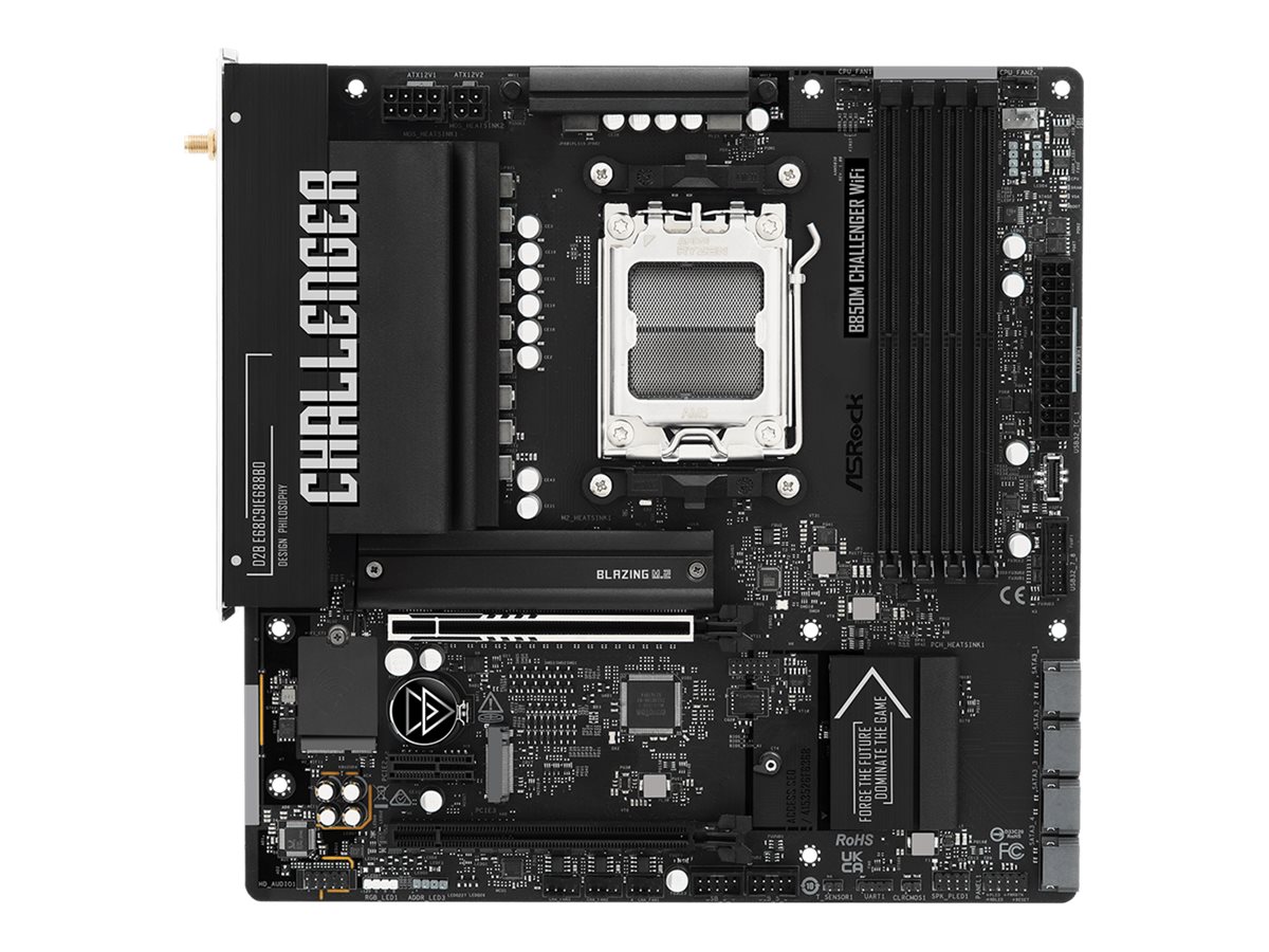 ASRock B850M Challenger WiFi - AMD Sockel AM5 (Ryzen Zen4) - Micro/Mini/Flex-ATX