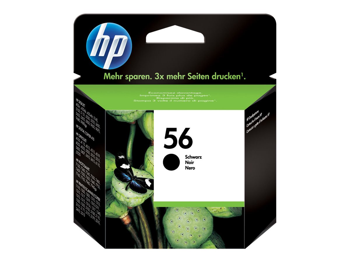 HP 56 Black Inkjet Print Cartridge cartucho de tinta Original Negro