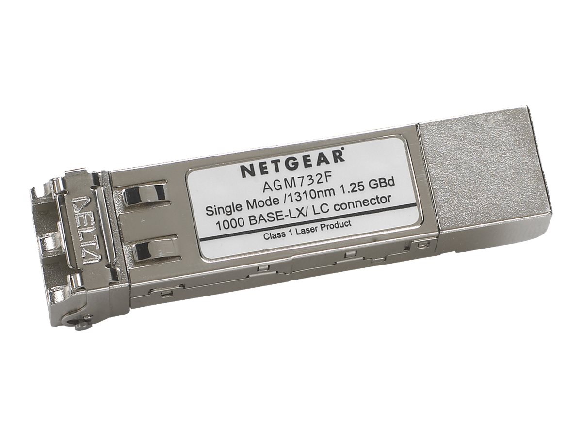 NETGEAR Fibre Gigabit 1000Base-LX (LC) SFP GBIC Module red modulo transceptor