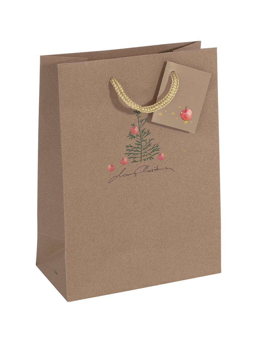 Sigel GT041 - Geschenkverpackungstasche - Braun - Abbildung - Papier - Weihnachten - 157 g/m�