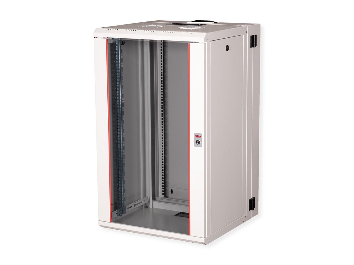 ROLINE Pro - Schrank Netzwerkschrank - zwei-teilig schwenkbar, 600 x 600 mm (B x T)