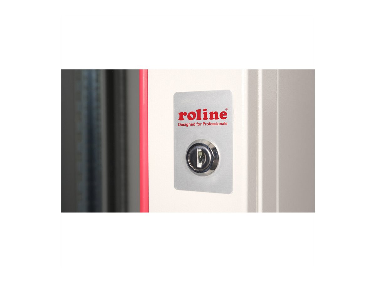 ROLINE Pro - Schrank Netzwerkschrank - zwei-teilig schwenkbar, 600 x 600 mm (B x T)