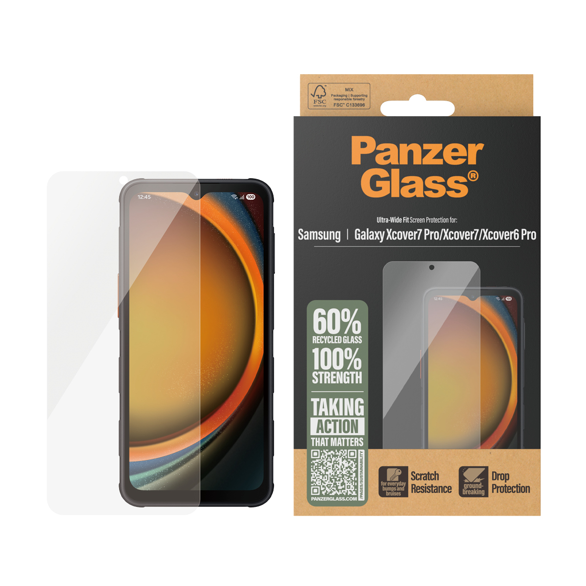 PanzerGlass Displayschutz Samsung Galaxy Xcover7 Pro|| Xcover6|...