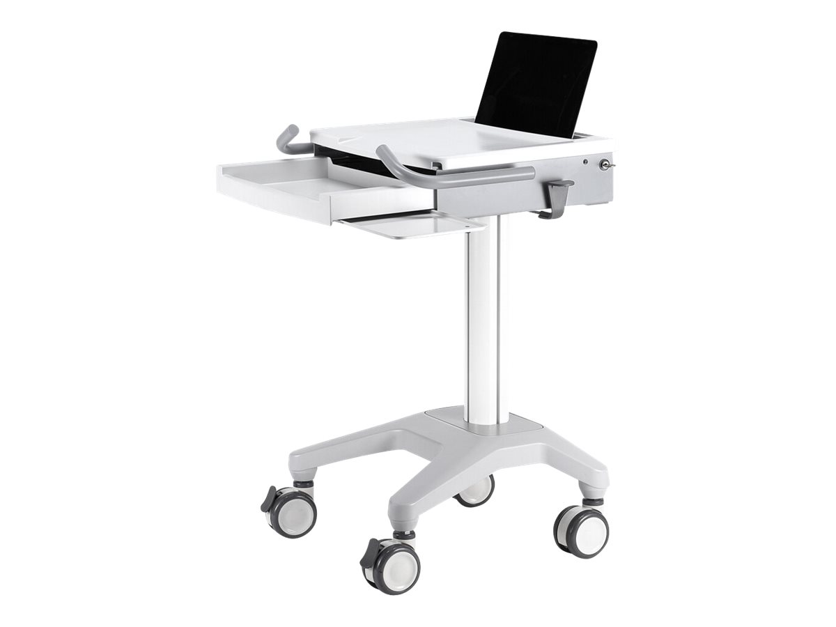 Neomounts by Newstar MED-M200 - Wagen - fr Notebook/Tastatur/Maus - medizinisch - wei - Bildschirmgre: 25.4-43.2 cm (10-17)