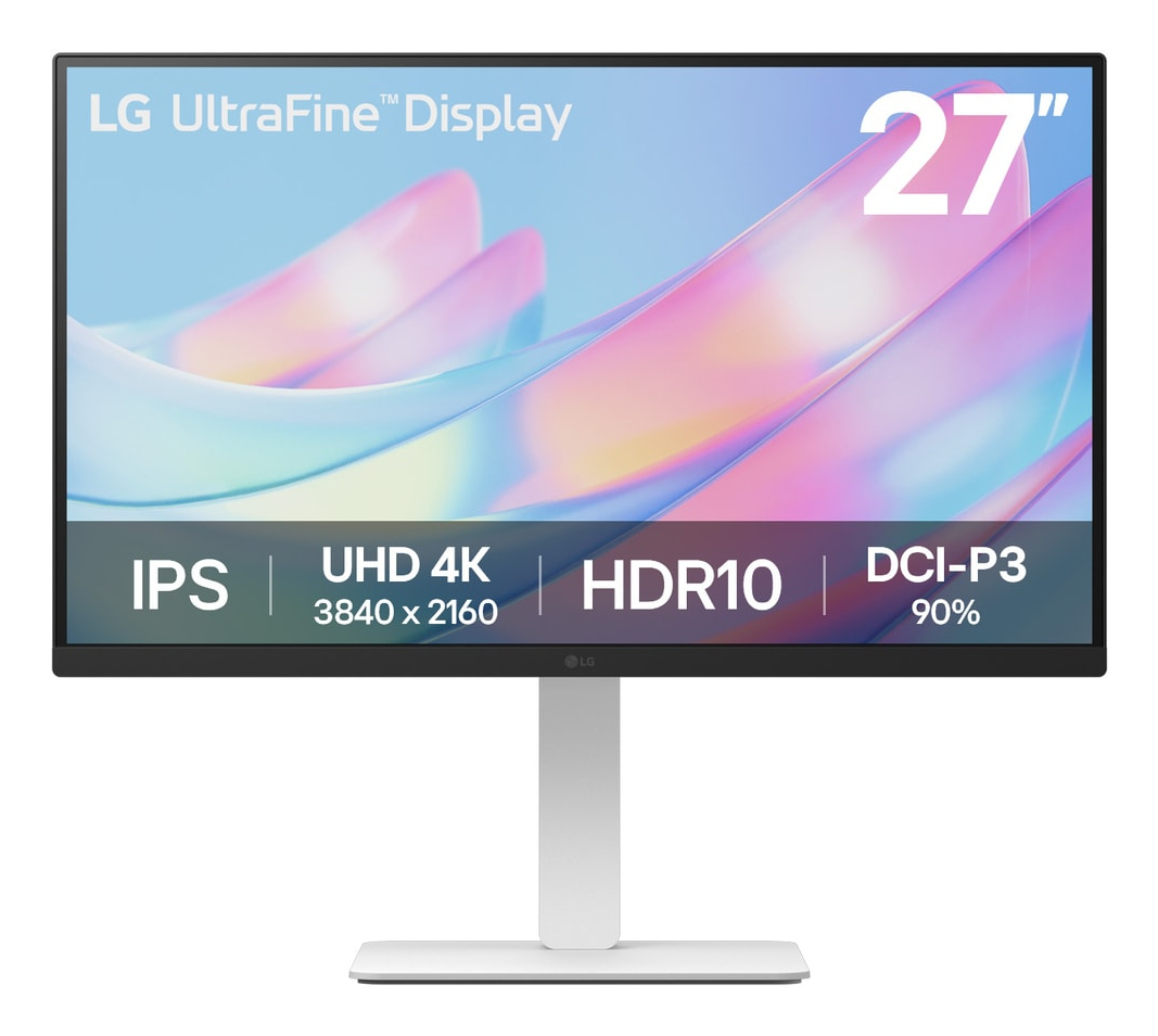 LG 27US550-W computer monitor 68.6 cm (27) 3840 x 2160 pixels 4K Ultra HD LCD Black, White