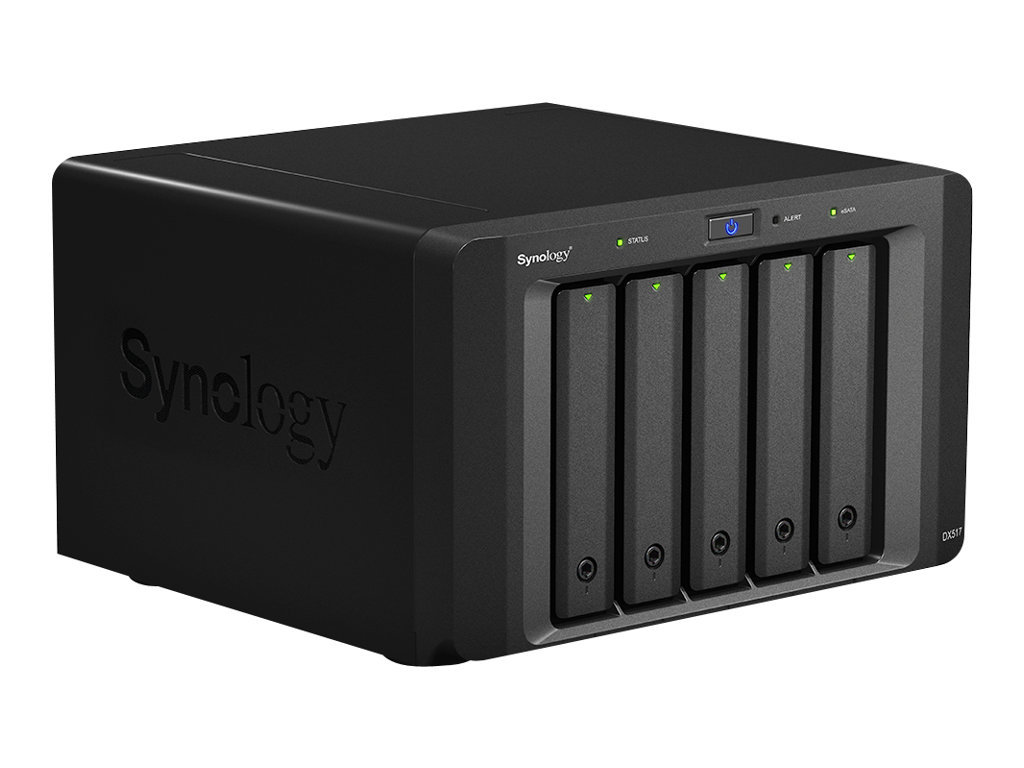 Synology DX517 array di dischi Desktop Nero