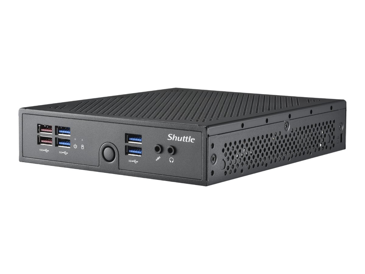 Shuttle DS50U barebone per PC/stazione di lavoro PC con dimensioni 1,3 l Nero 7305