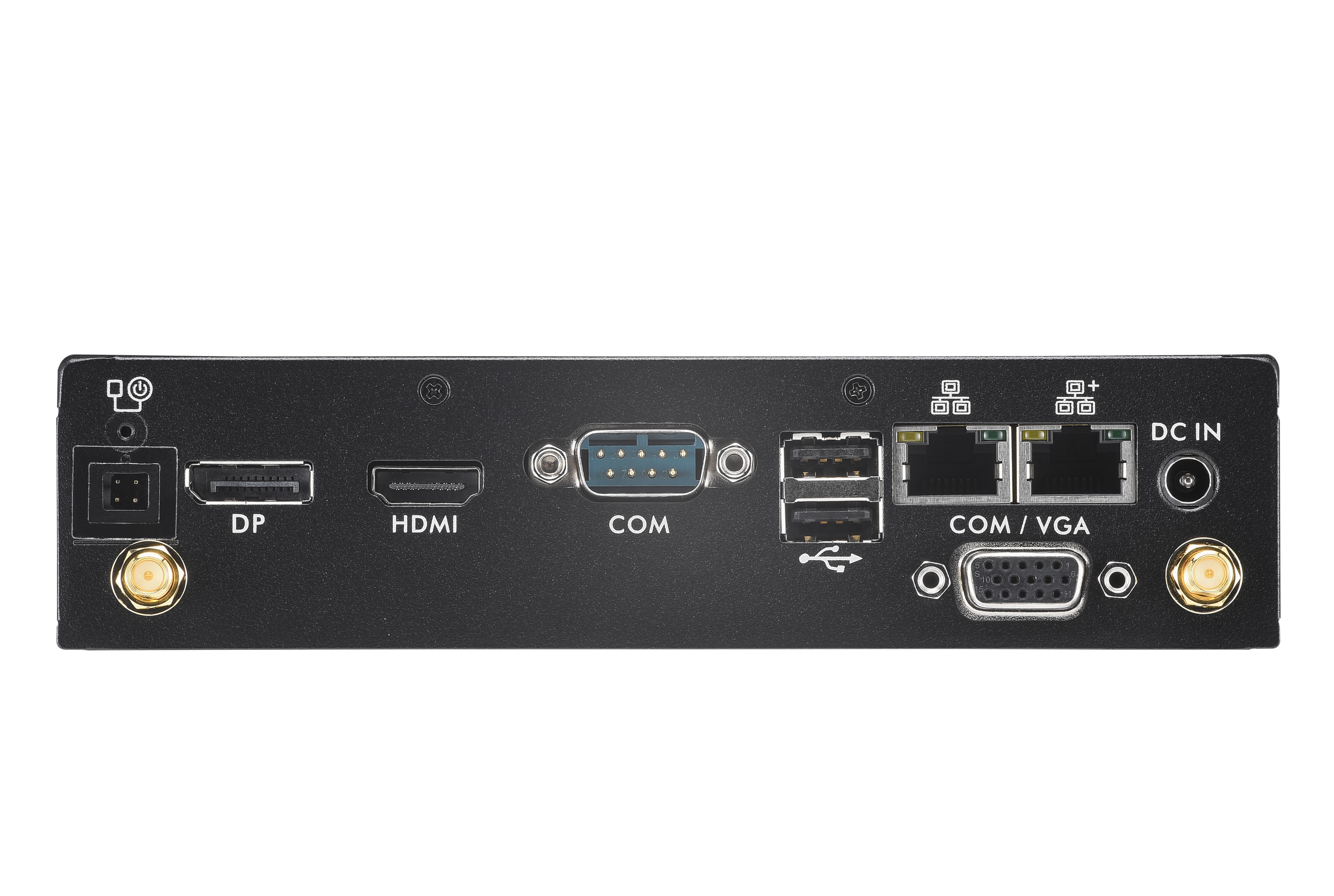 Shuttle XPC slim Barebone DS50U, Intel Celeron 7305, 2x LAN (1x 2.5Gbit ,1x 1Gbit), 1xCOM,1xHDMI,1xDP, 1x VGA, fanless, fonctionnement permanent 24/7