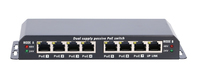 Extralink PoE-Schalter 8-7 PoE 7x 100Mb/s PoE - 1x Uplink RJ45 - Stromversorgung 24V 2,5A - Unmanaged - L2 - Fast Ethernet (10/100) - Power over Ethernet (PoE)