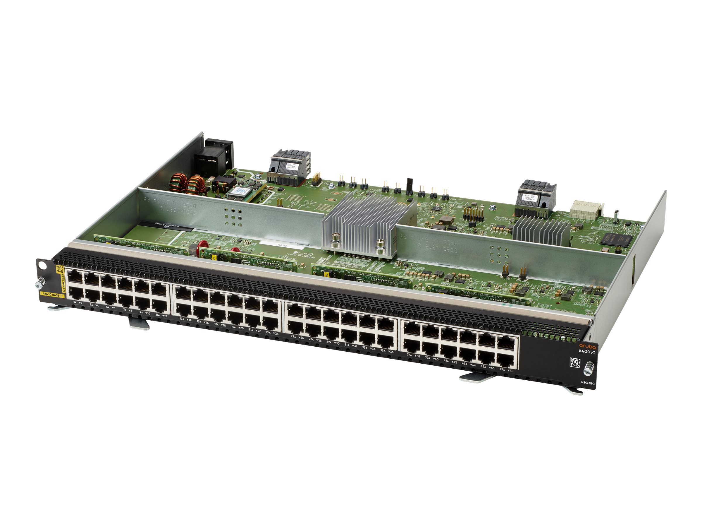 Aruba 6400 48-port 1GbE Class 4 PoE v2 module de commutation rseau Gigabit Ethernet