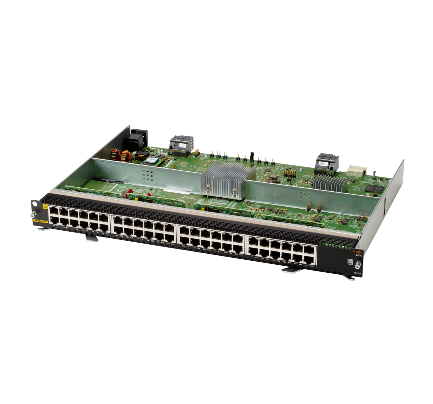 HPE Aruba 6400 48-port 1GbE Class 4 PoE v2 Module - Switch - L3 - 48 x 10/100/1000 (PoE)