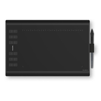Huion H1060P - Kabelgebunden - 5080 lpi - 250 x 160 mm - USB - 1,5 cm - Schwarz