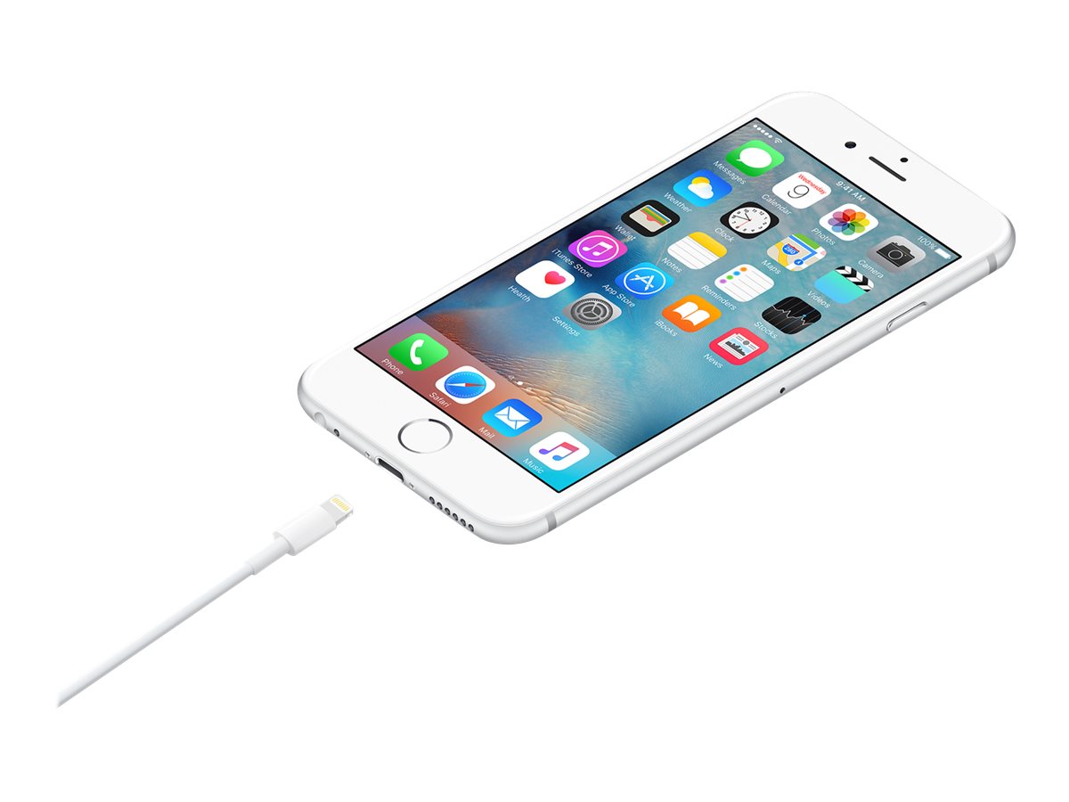 Apple MXLY2ZM/A c�ble Lightning 1 m Blanc