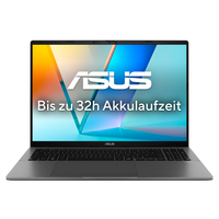 ASUS Vivobook S16 S3607QA-PL013W Qualcomm Snapdragon X1-26-100 Laptop 40.6 cm (16) WQXGA 16 GB LPDDR5x-SDRAM 1 TB SSD Wi-Fi 6E (802.11ax) Windows 11 Home German Grey