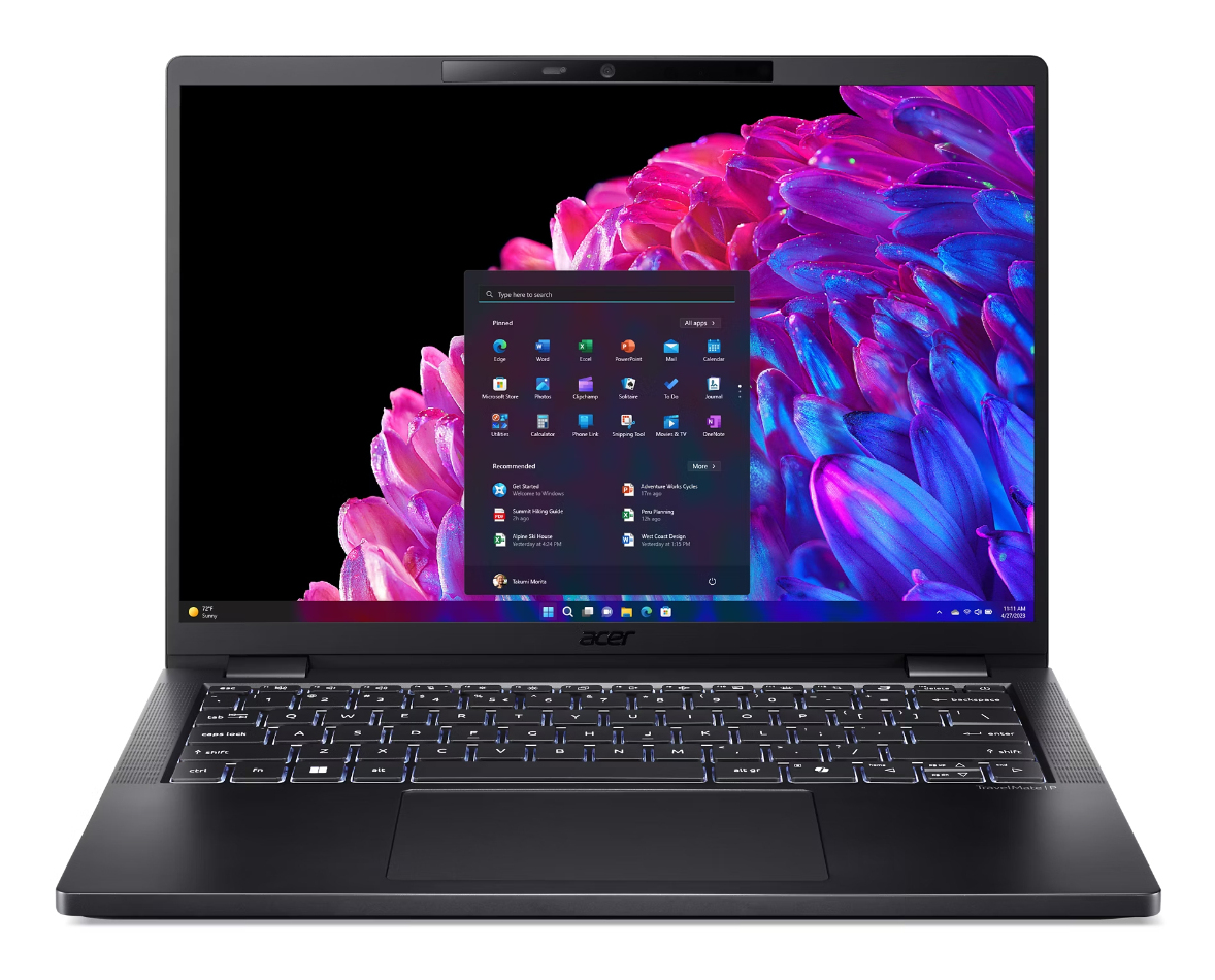 Acer TravelMate TMP614- - 14 Notebook - Core Ultra 7 4,8 GHz 35,6 cm